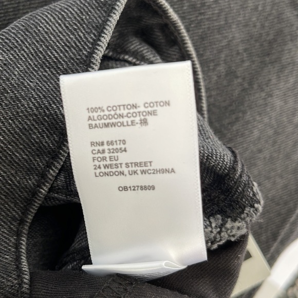 NWT BDGashed  Urban Outfitters RIh Extreme Baggy Jean - WBlack Denim - Picture 13 of 15